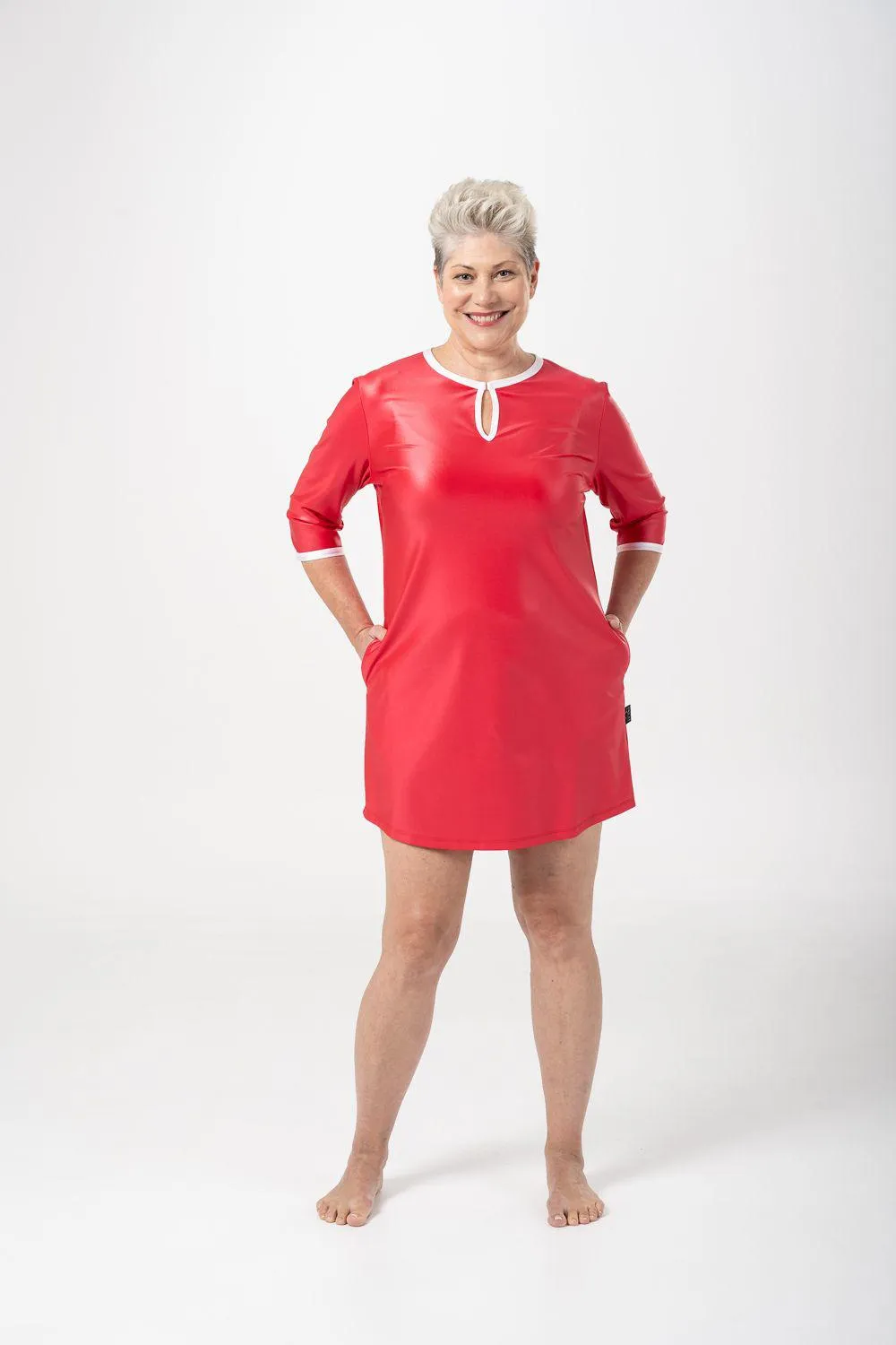 A-Line Rashie Dress watermelon