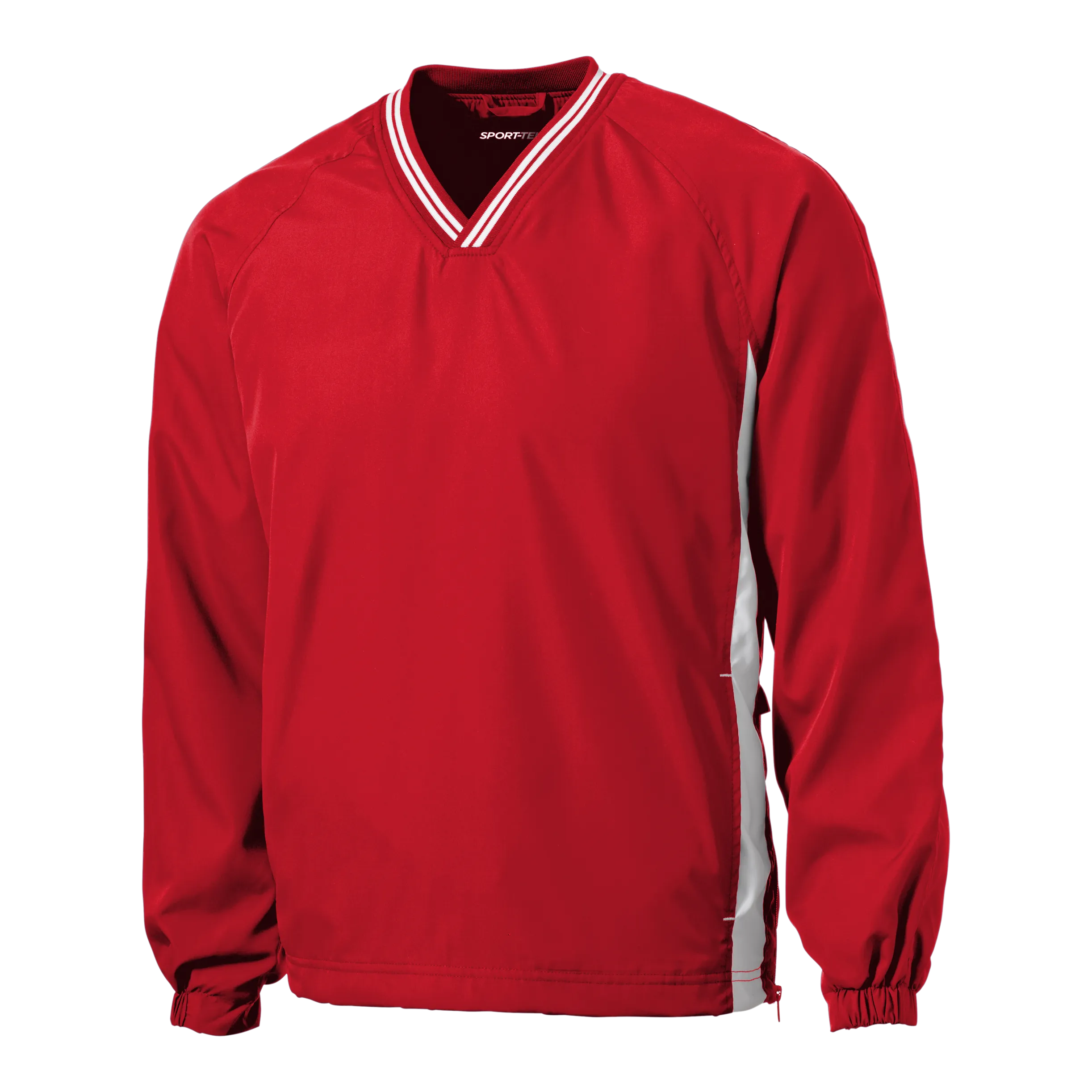 A1205M Mens Tipped V-Neck Raglan Wind Shirt