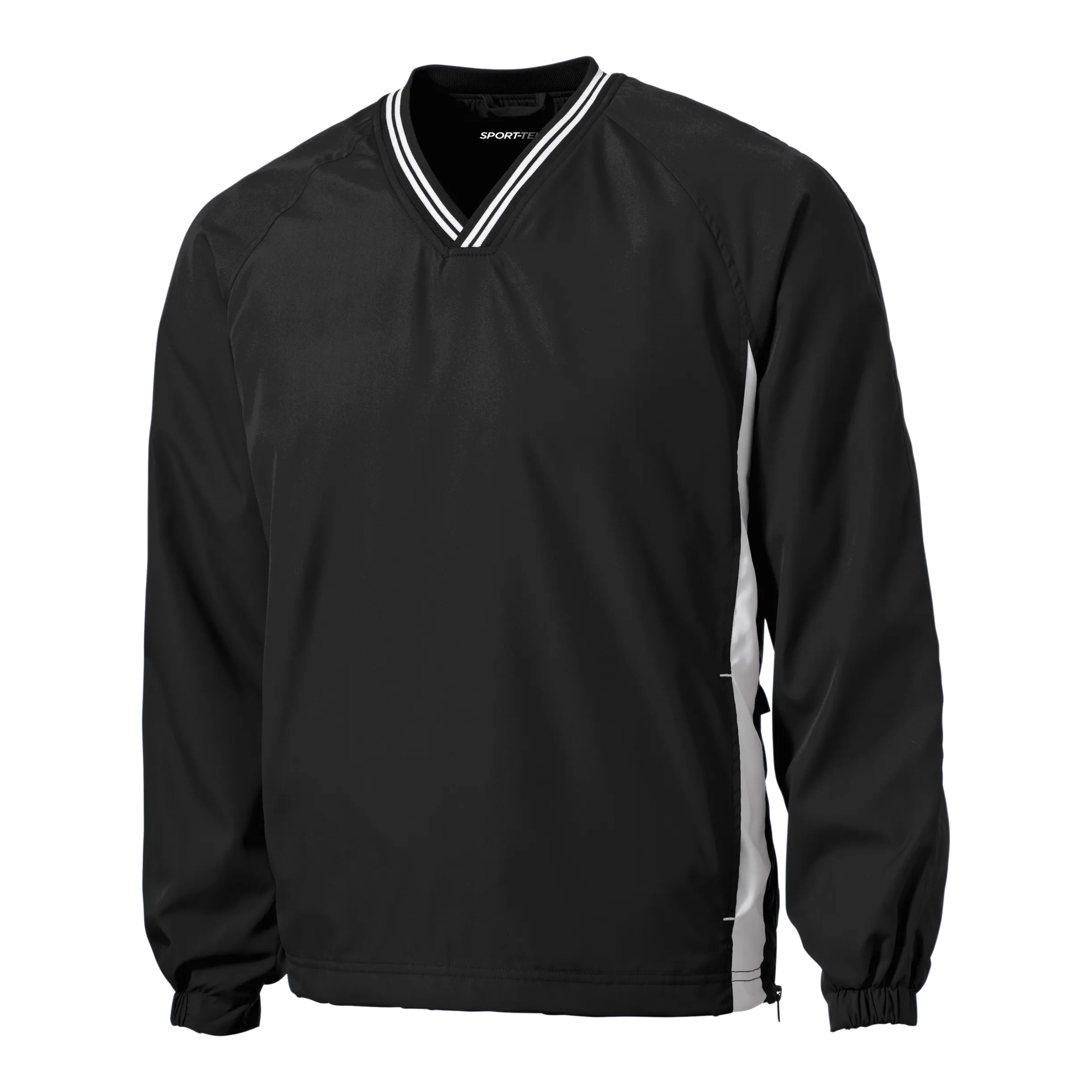 A1205M Mens Tipped V-Neck Raglan Wind Shirt