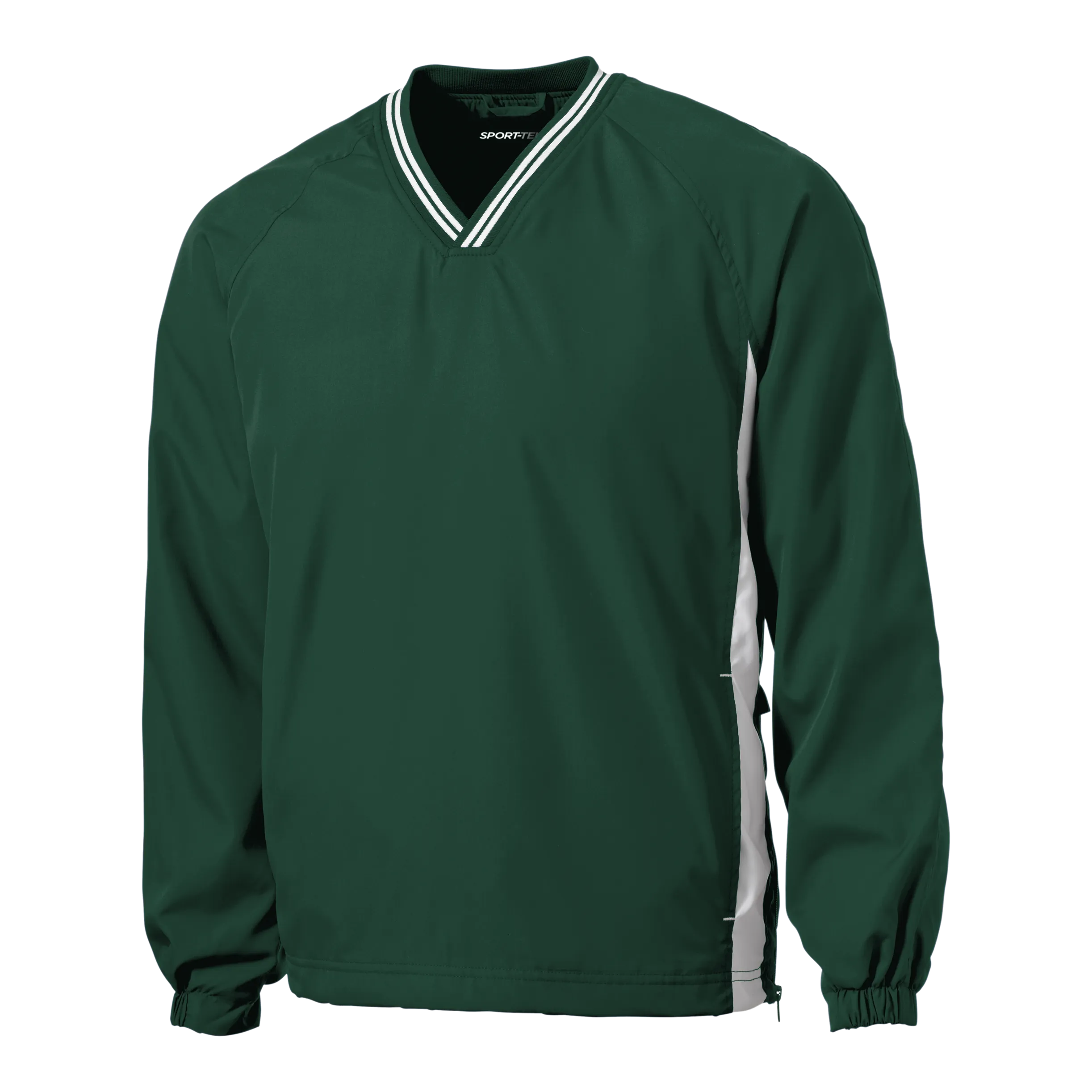 A1205M Mens Tipped V-Neck Raglan Wind Shirt