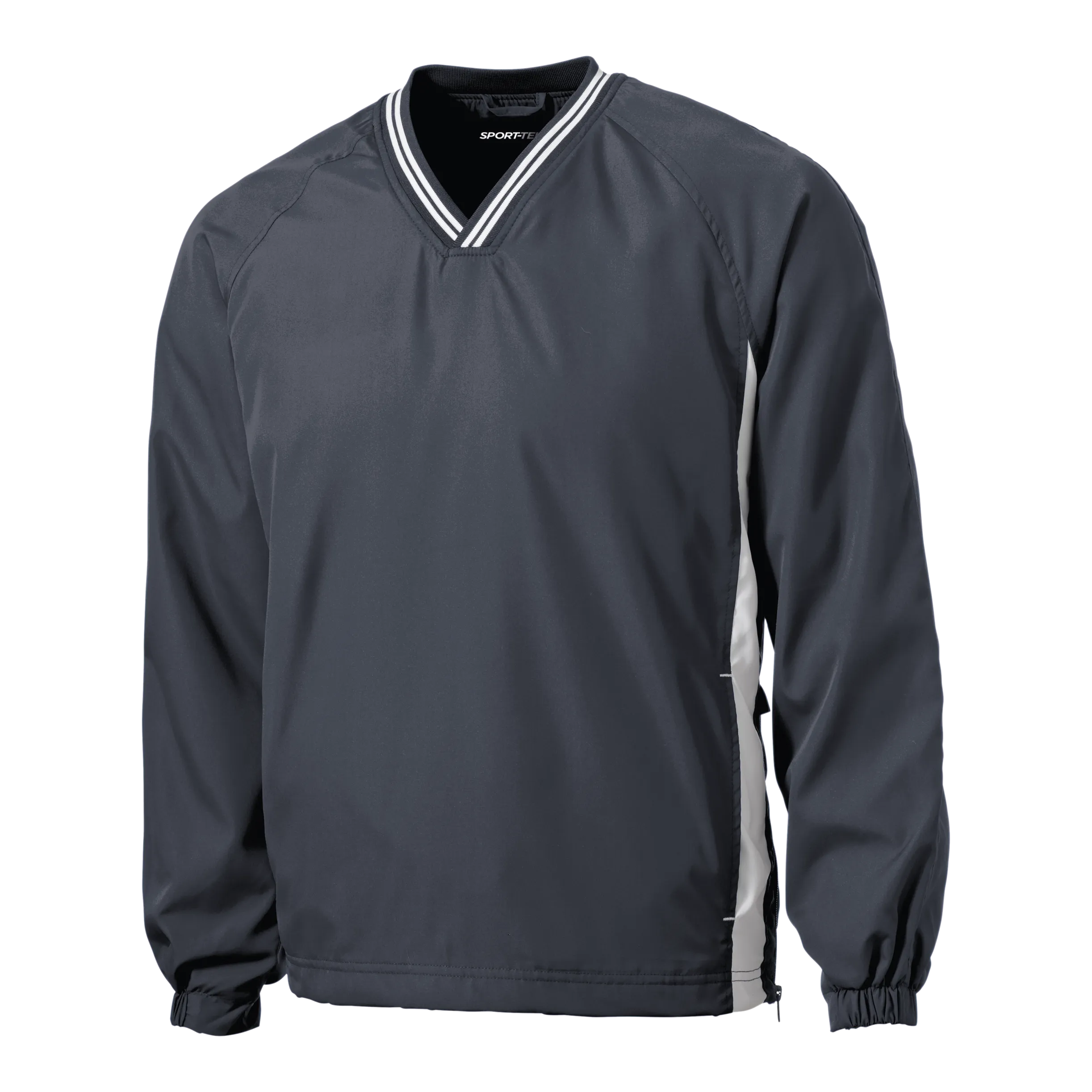 A1205M Mens Tipped V-Neck Raglan Wind Shirt