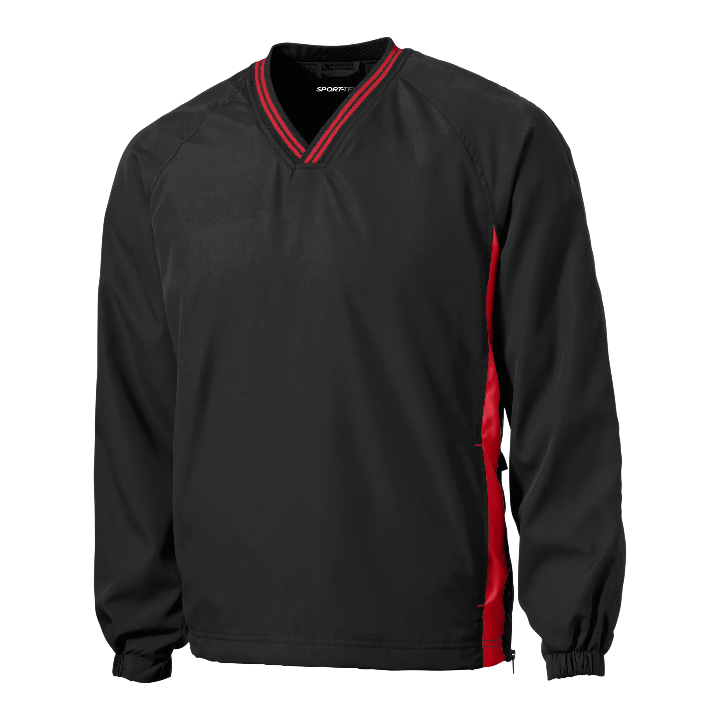 A1205M Mens Tipped V-Neck Raglan Wind Shirt