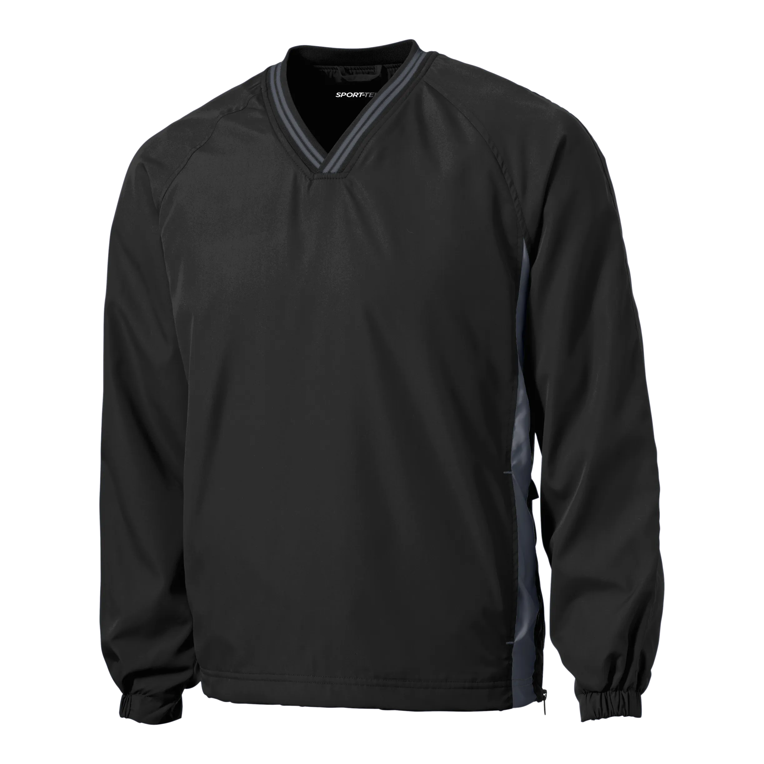 A1205M Mens Tipped V-Neck Raglan Wind Shirt