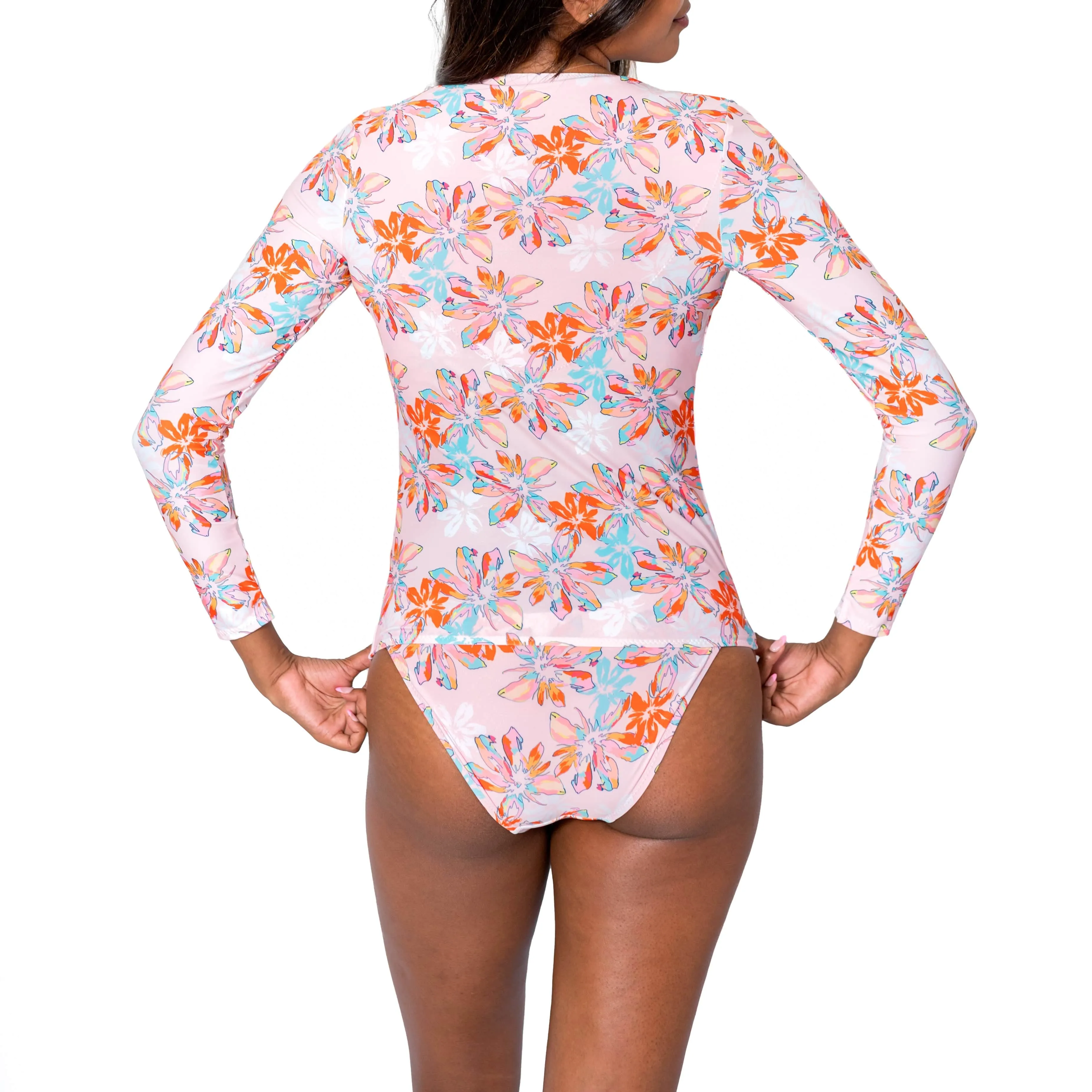 Aima Dora | Zip Up Long Rash Guard - UPV 50  sun protection