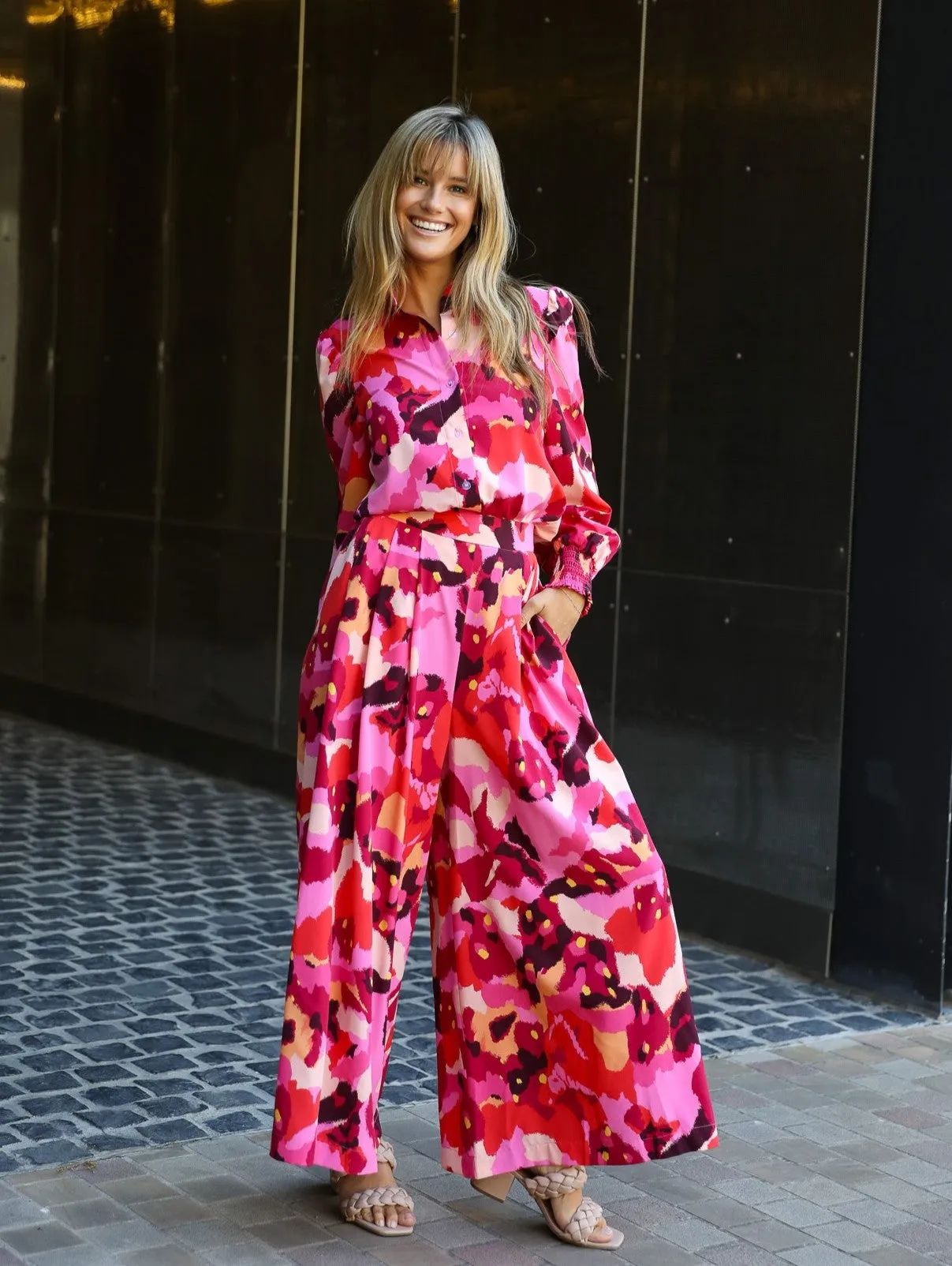 Alva Culottes - Red Print