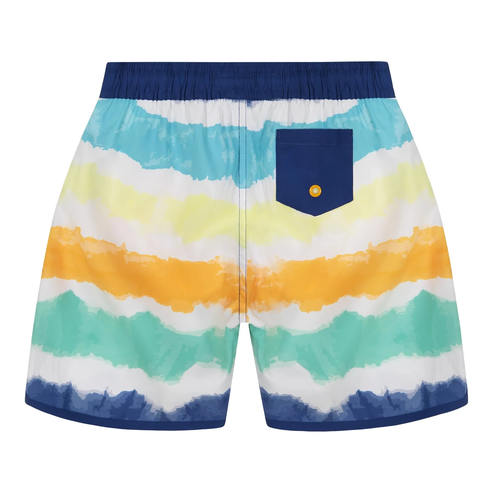 Andy & Evan Boys Tie-Dye Stripe 2pc Rashguard Set