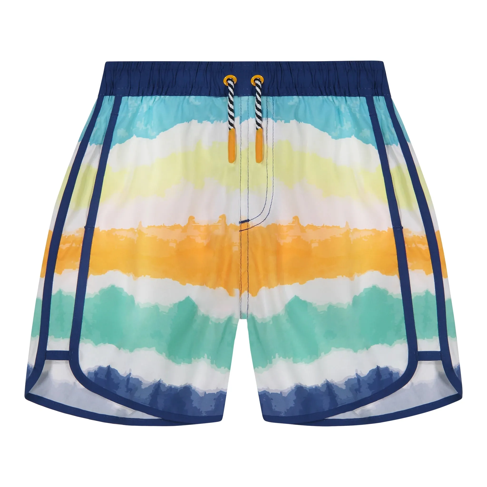 Andy & Evan Boys Tie-Dye Stripe 2pc Rashguard Set