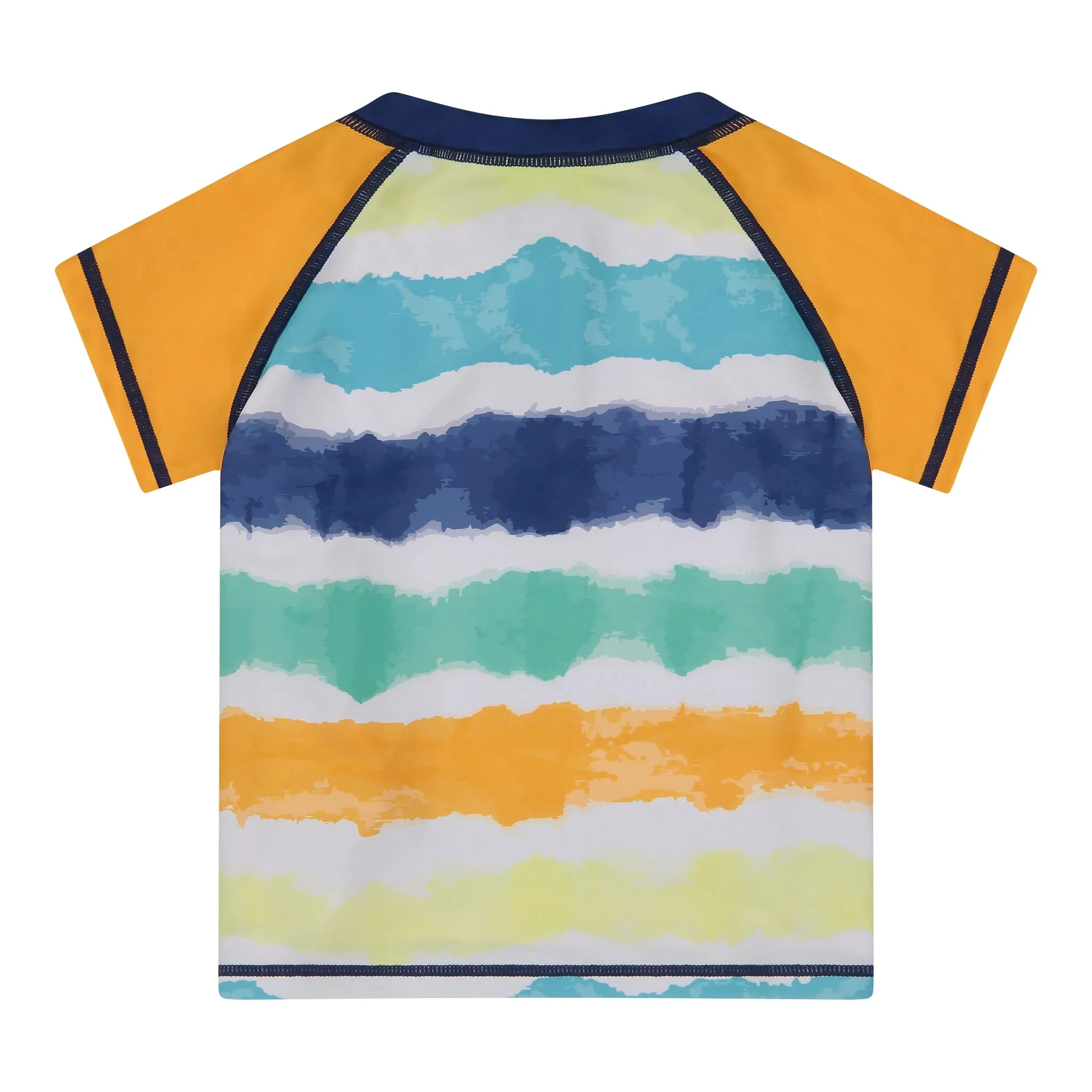 Andy & Evan Boys Tie-Dye Stripe 2pc Rashguard Set