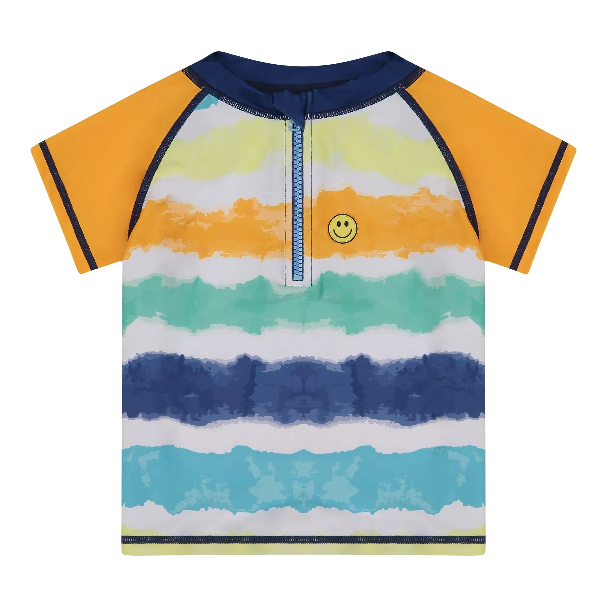 Andy & Evan Boys Tie-Dye Stripe 2pc Rashguard Set