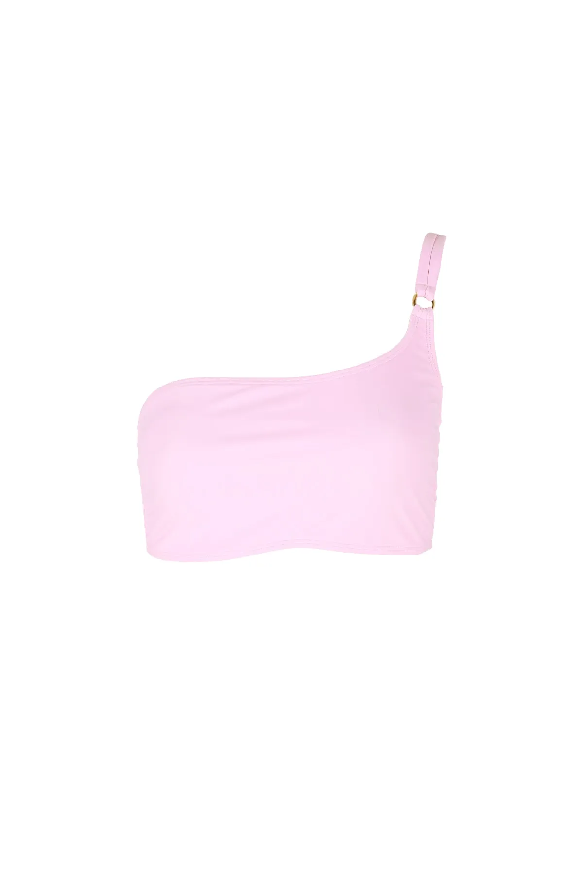 Annie One Shoulder Bandeau Top Powder