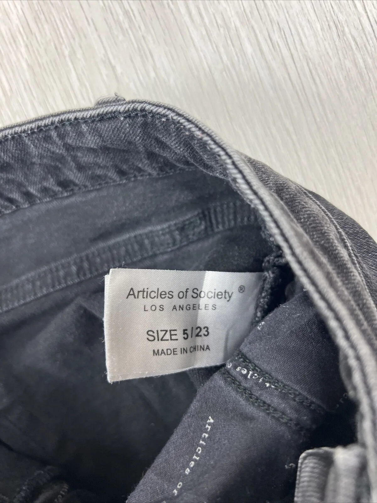 Articles Of Society Womens Black Culottes Jeans Size 5 / 23