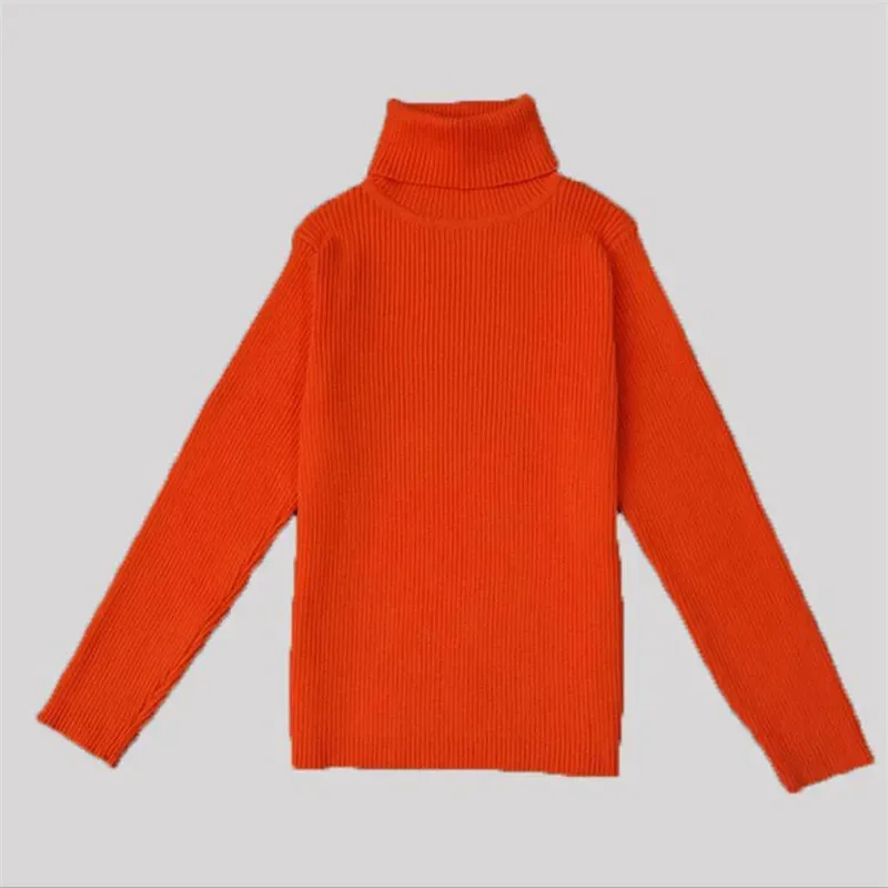 Baby Girls & Boys Winter Turtleneck Knitted Sweaters