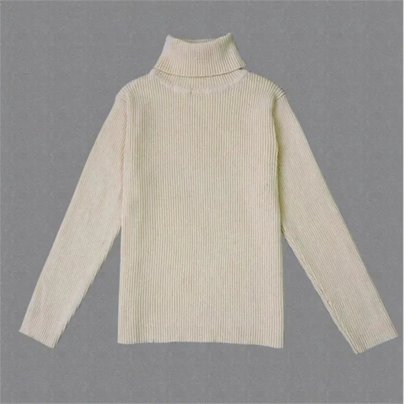 Baby Girls & Boys Winter Turtleneck Knitted Sweaters