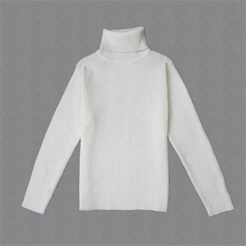 Baby Girls & Boys Winter Turtleneck Knitted Sweaters