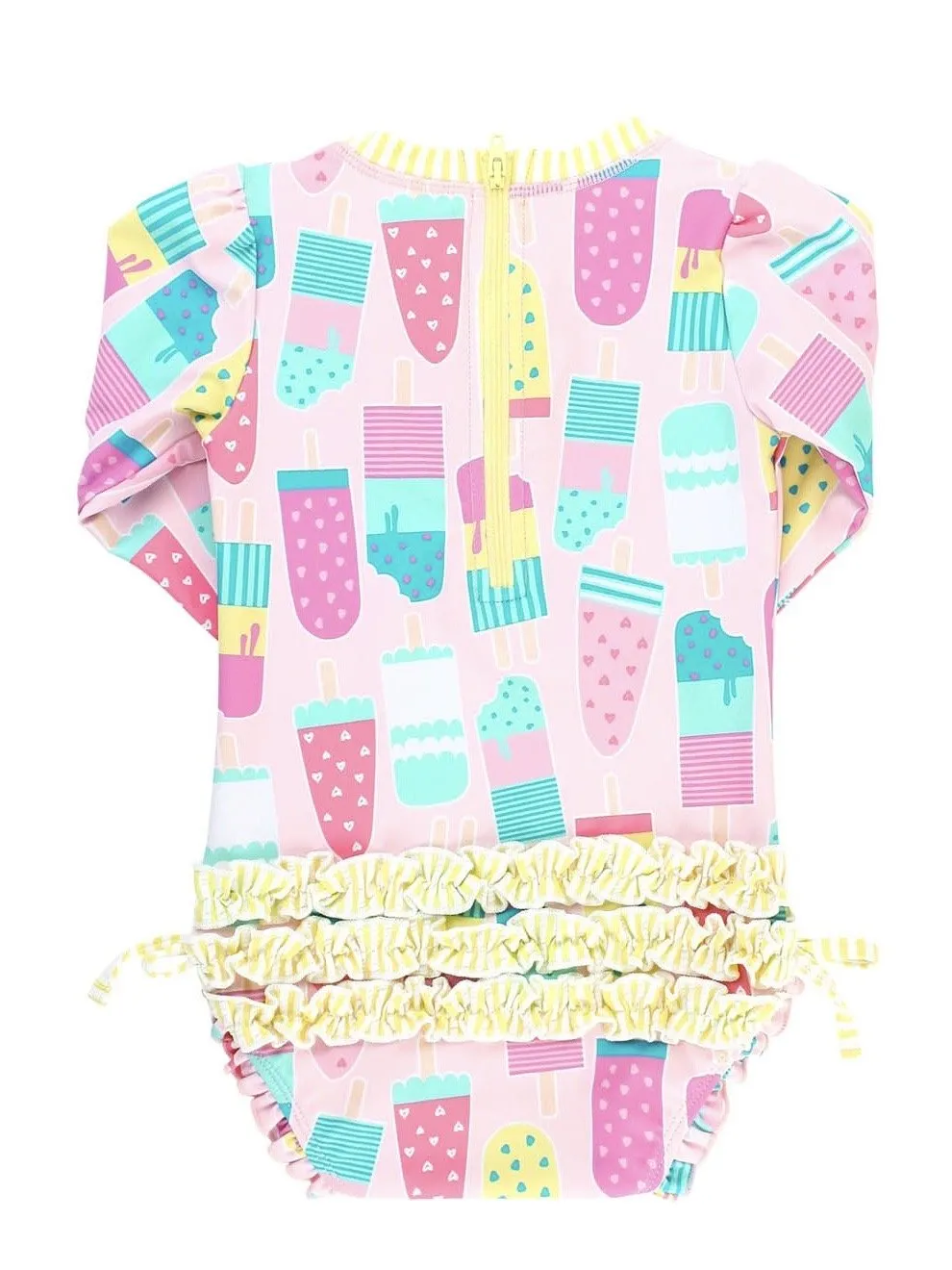 Baby Girls Ice Cream Social One Piece Rash Guard