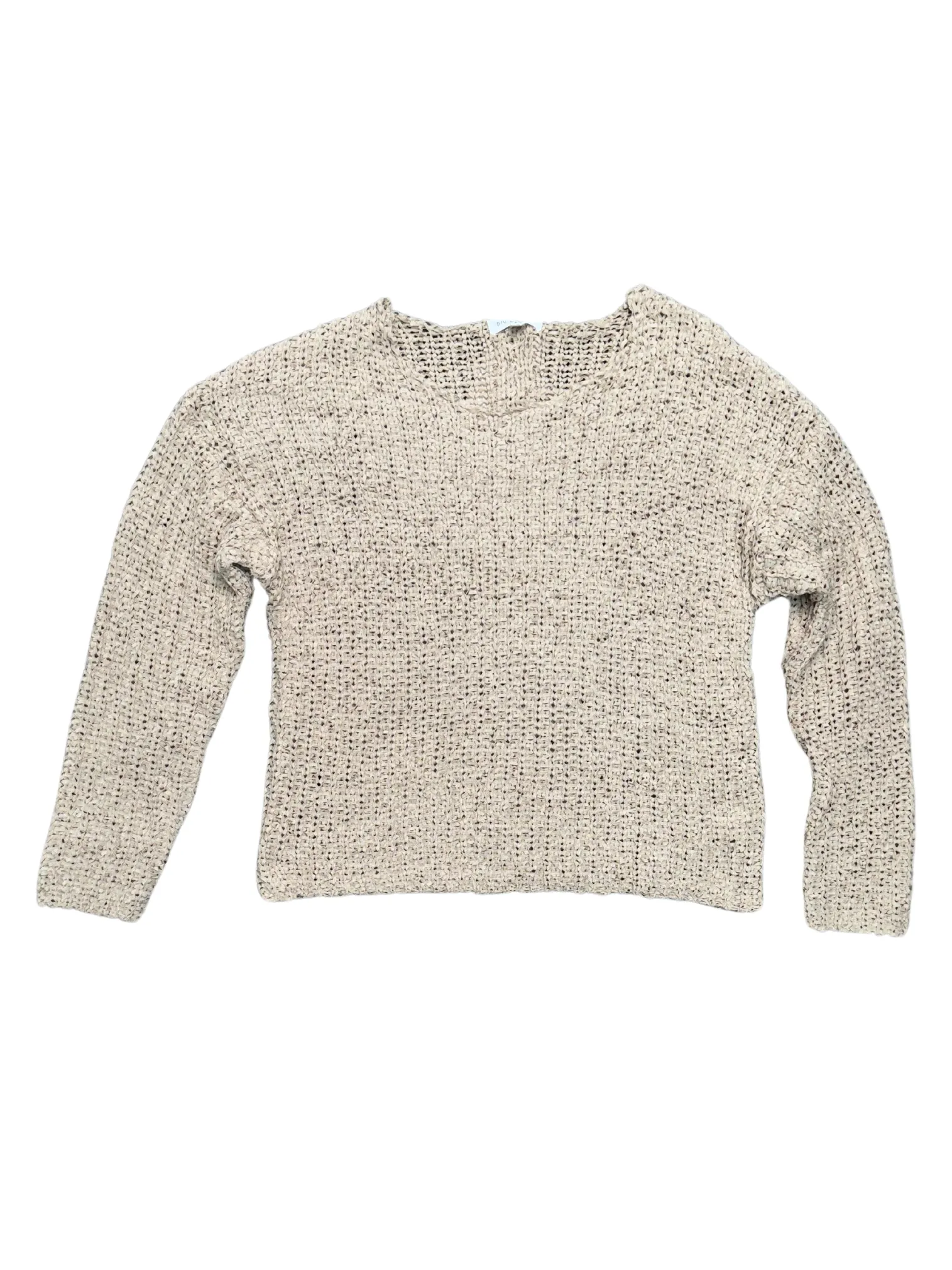 Back Buttoned Pullover in Tan