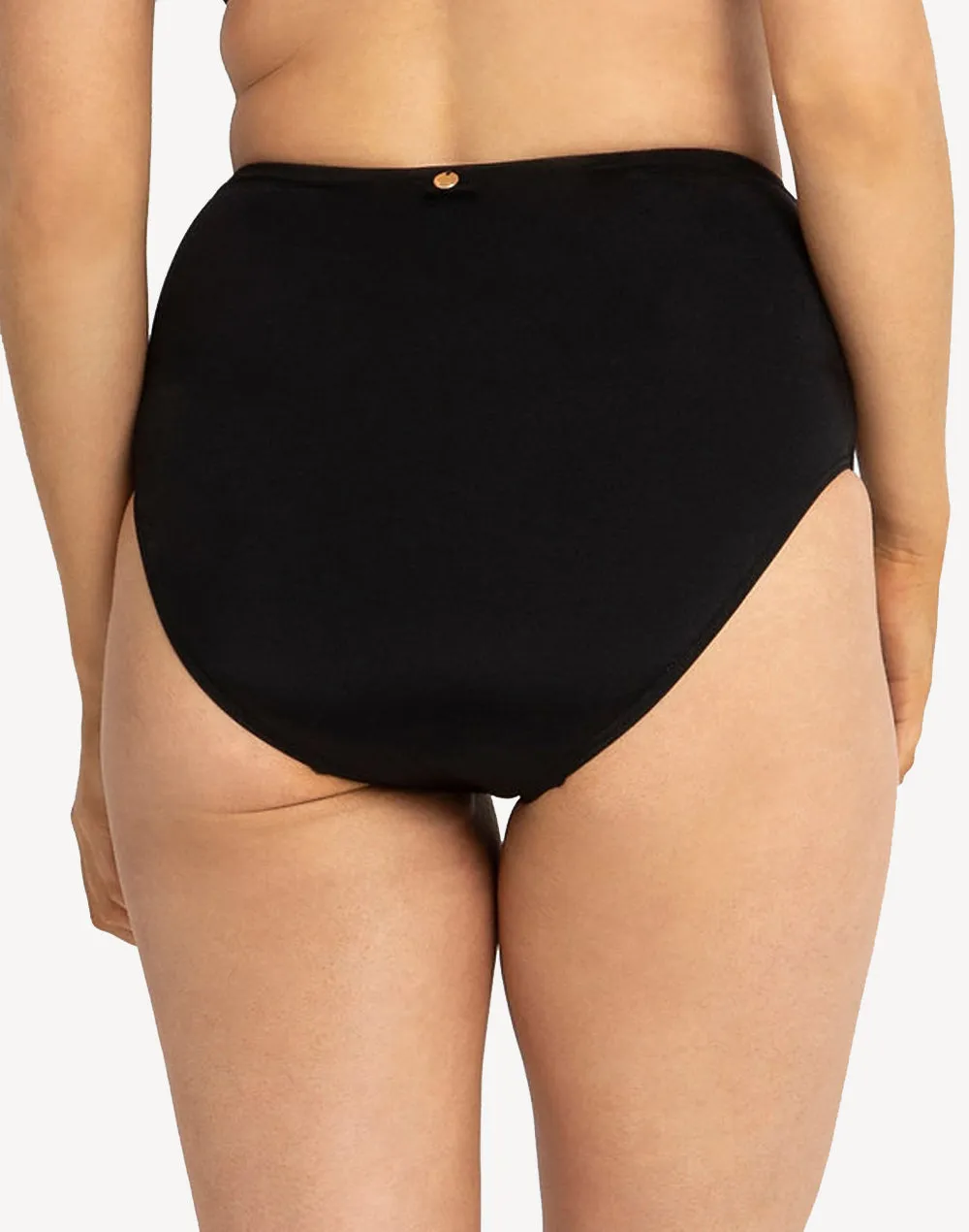 Basix Gathered High Waist Bikini Bottom