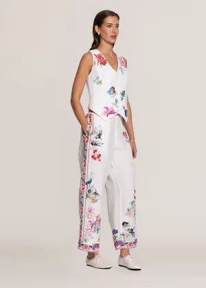 Belisse ivory waist coat and pants