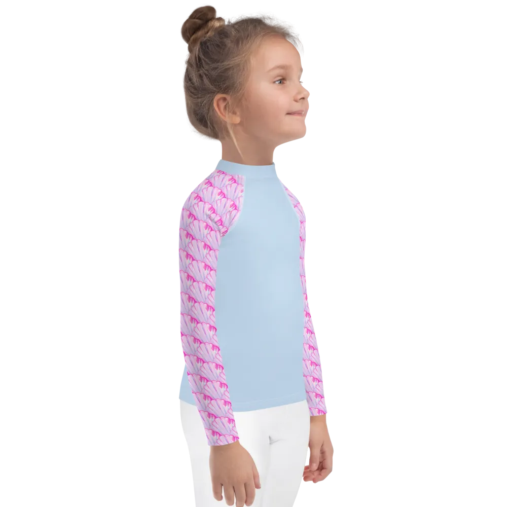 Big Shell Kids Rash Guard Size 2T-7
