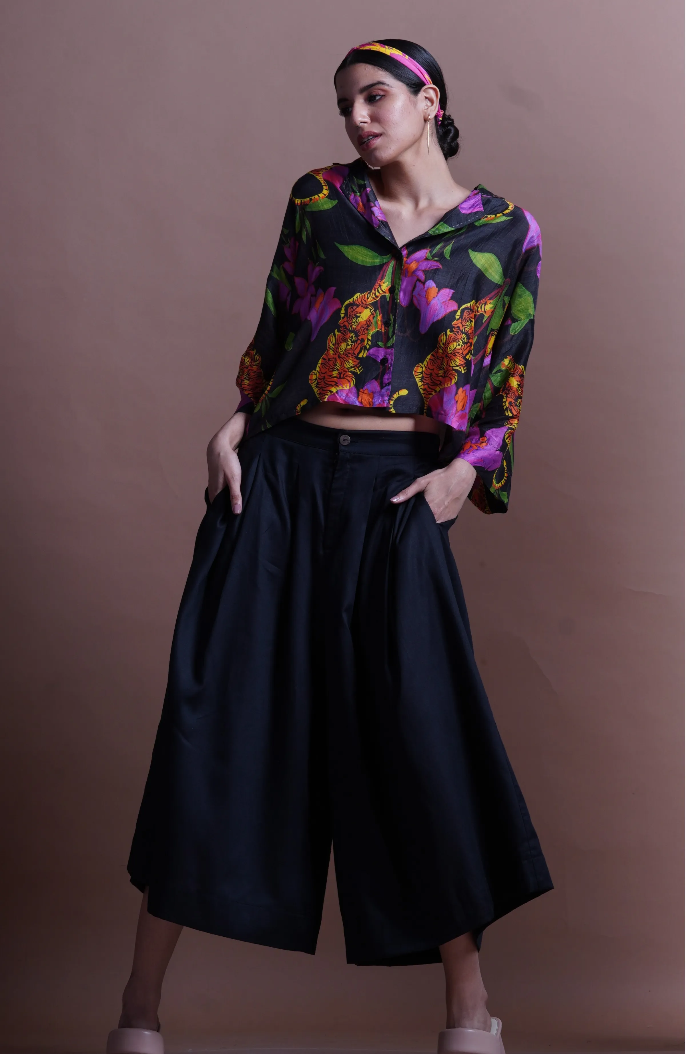 BLACK CULOTTES