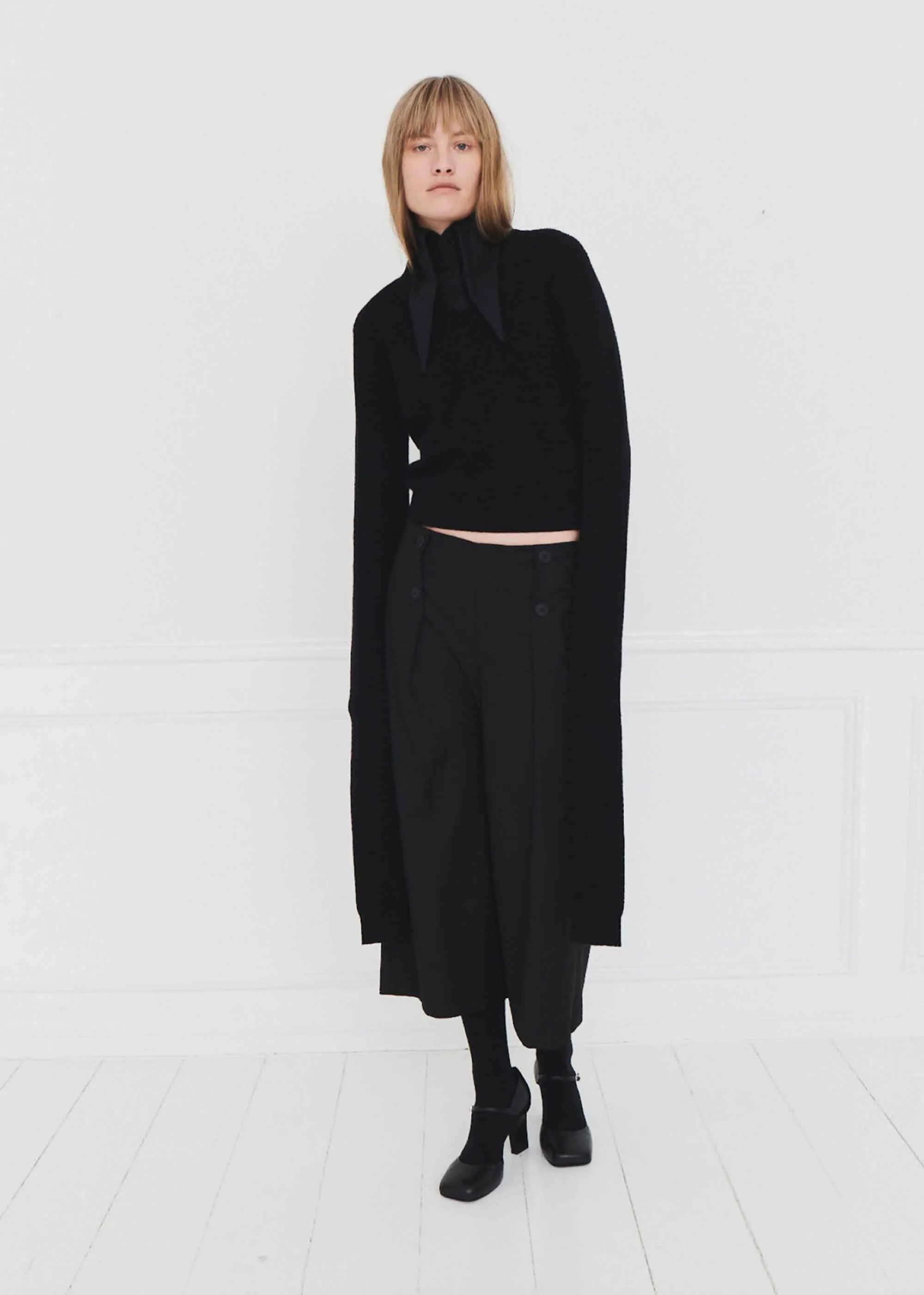 Black Sailor Culottes
