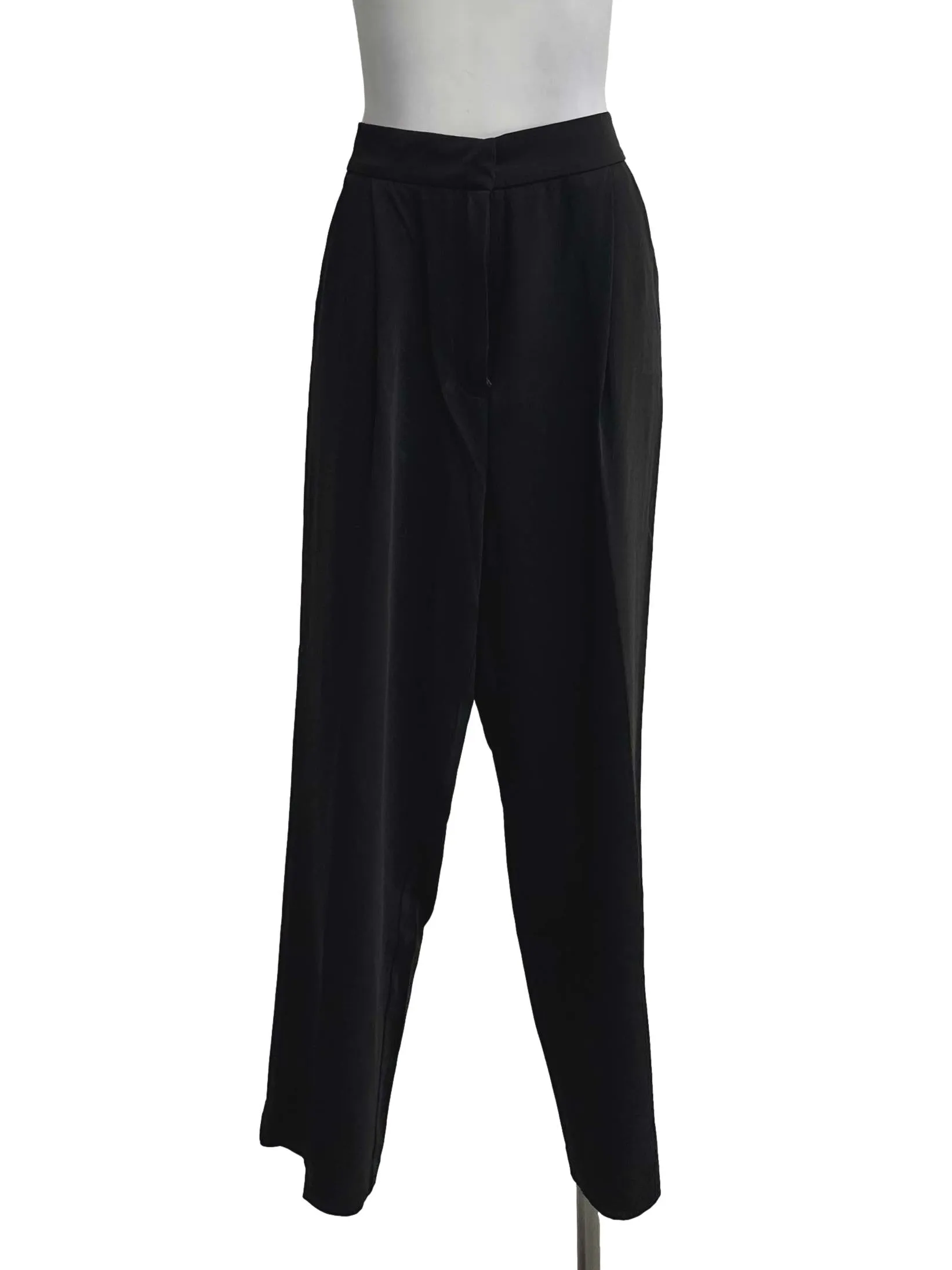 Black Straight Leg Pants OSN
