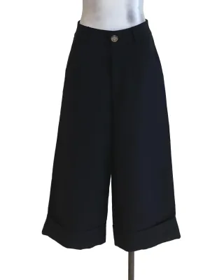 Black Wide Pants