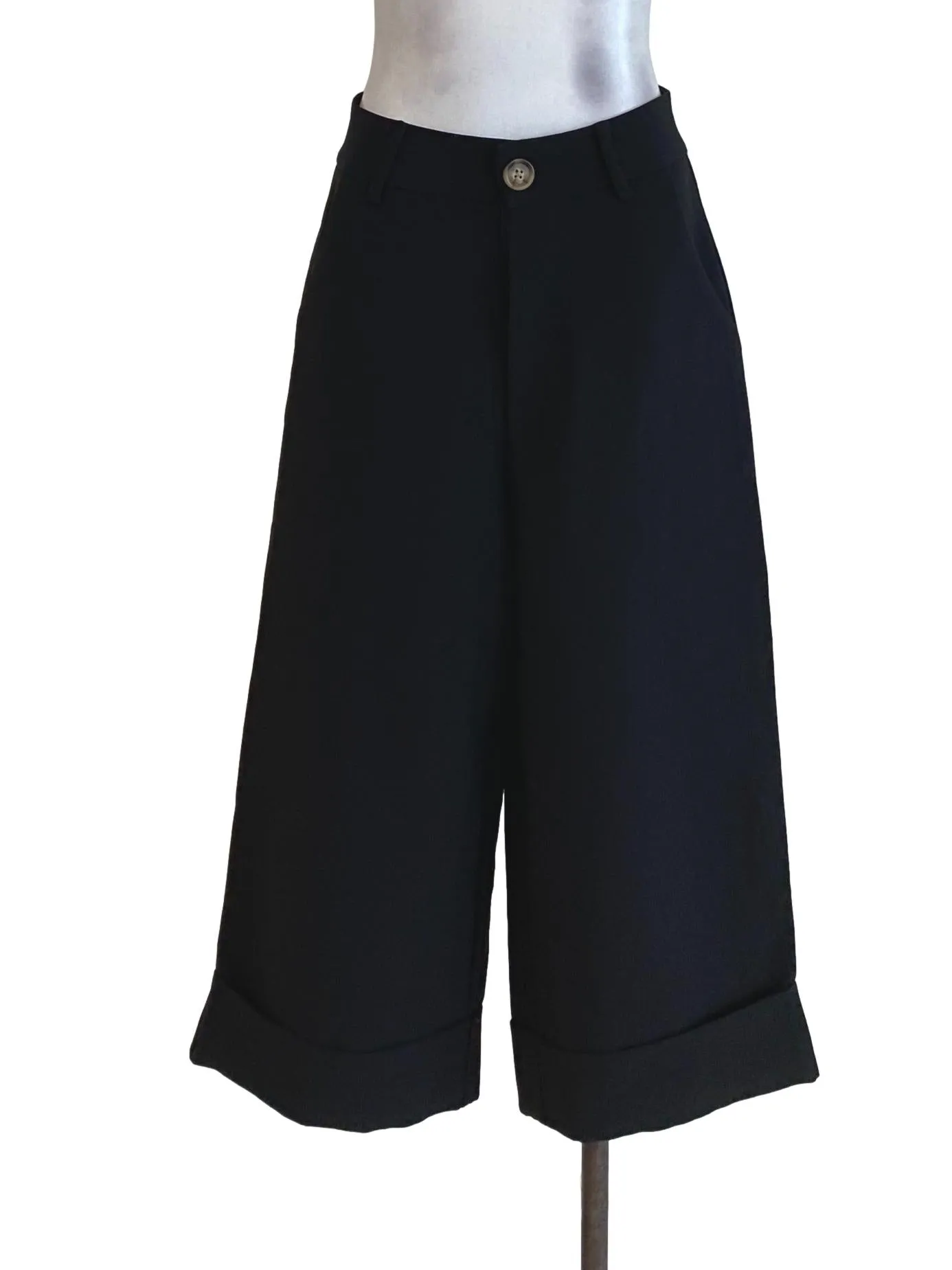 Black Wide Pants
