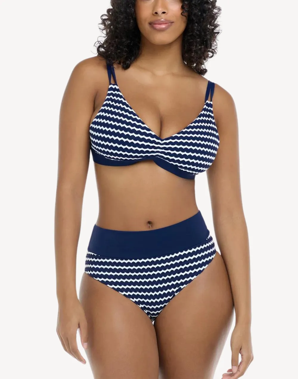 Breaking Waves Rachel High Waist Bikini Bottom