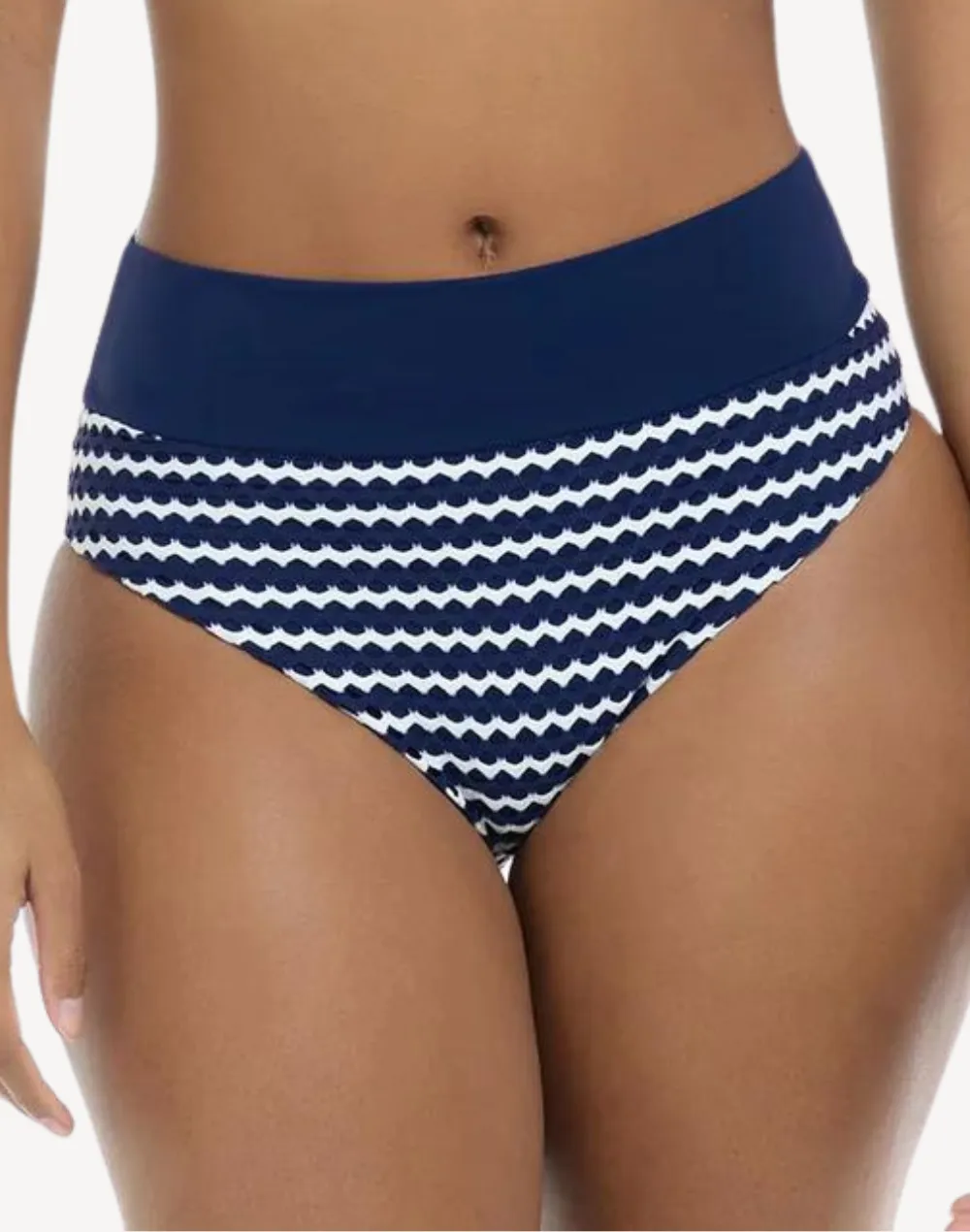 Breaking Waves Rachel High Waist Bikini Bottom
