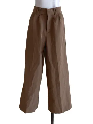 Brown Wide Pants