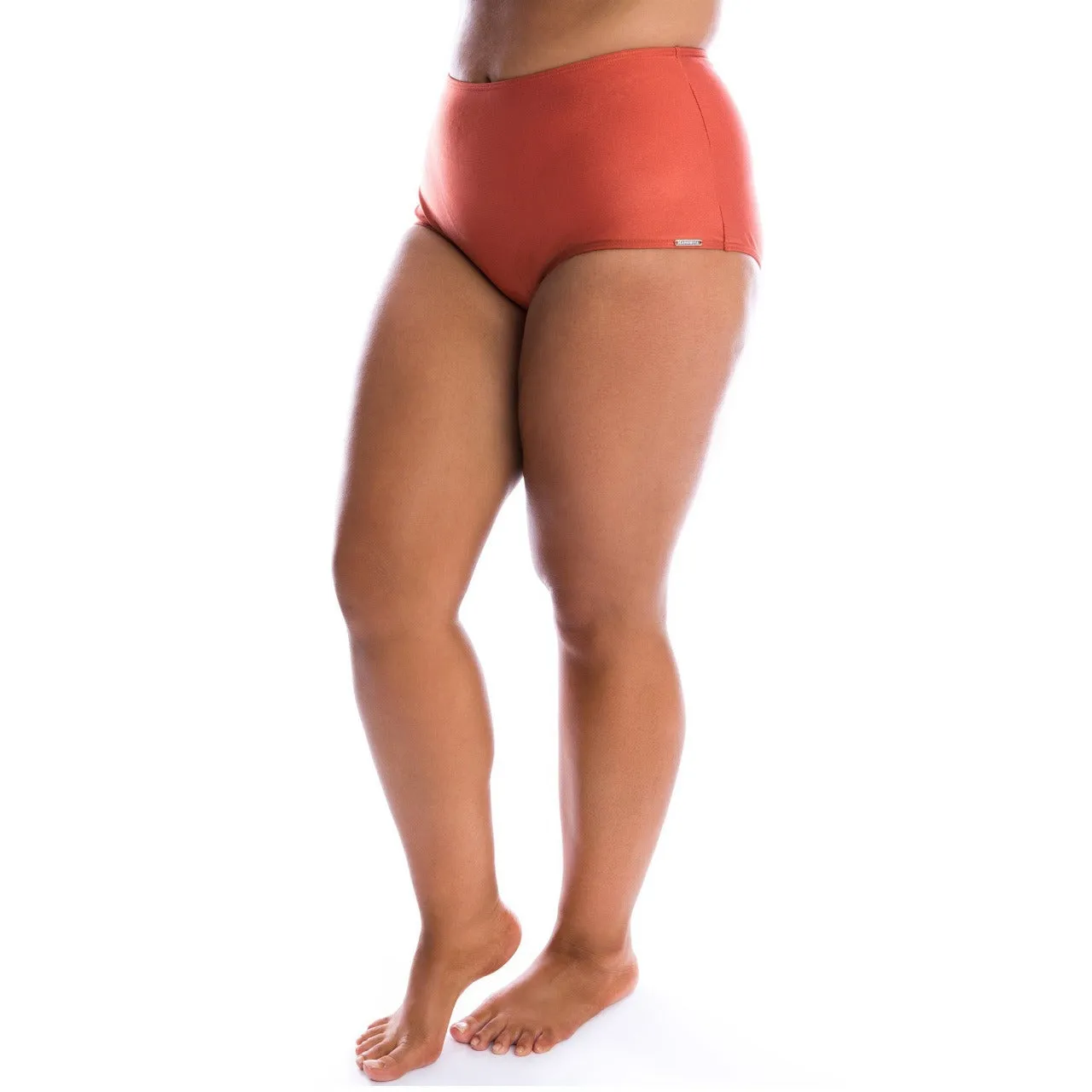 Capriosca High Waist Pant Rust CPR9502