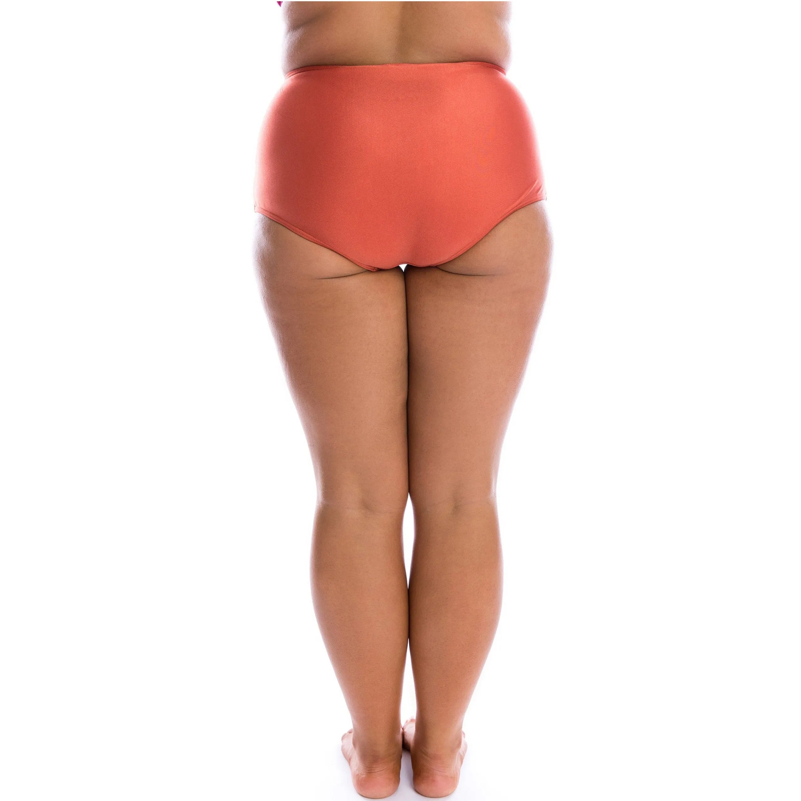 Capriosca High Waist Pant Rust CPR9502
