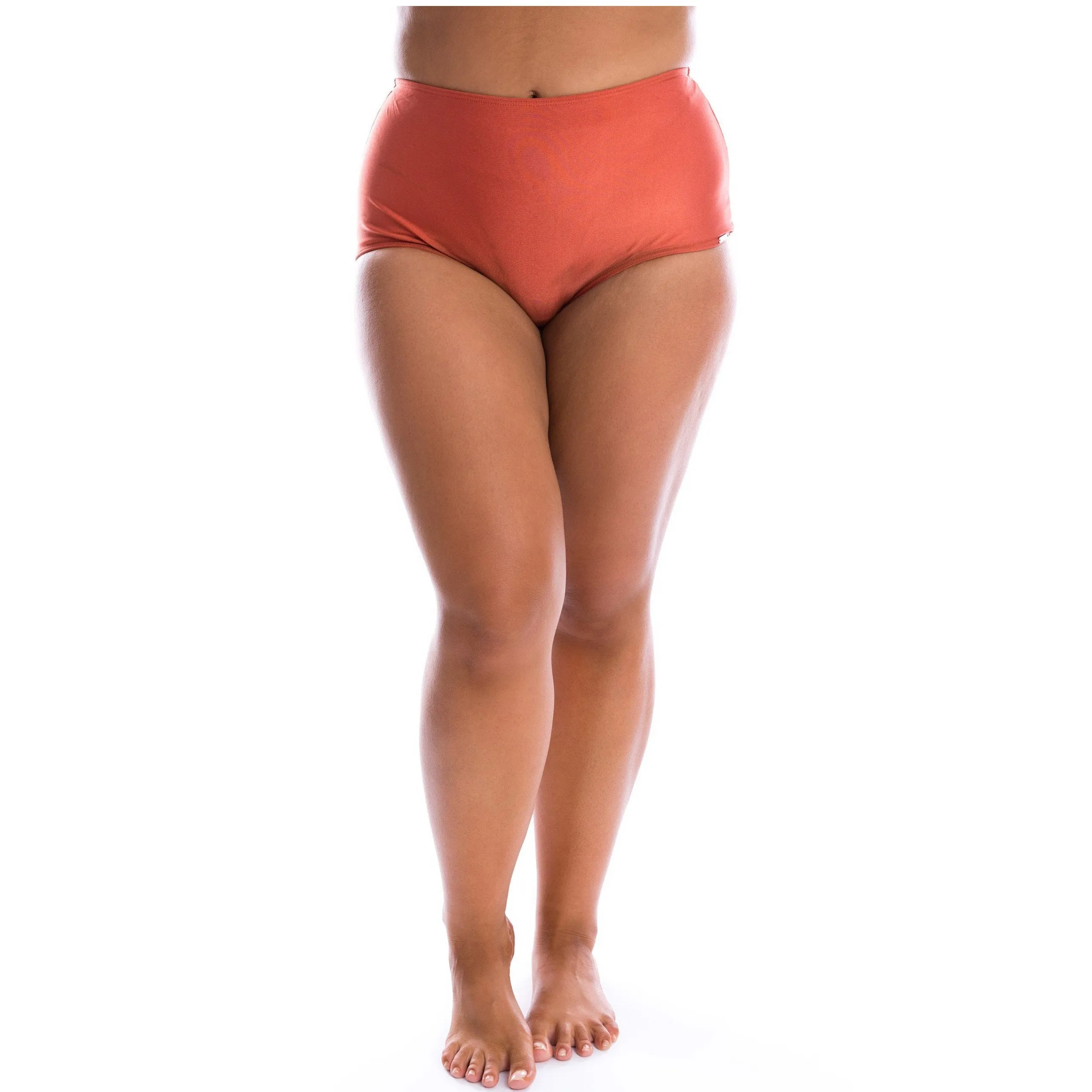 Capriosca High Waist Pant Rust CPR9502
