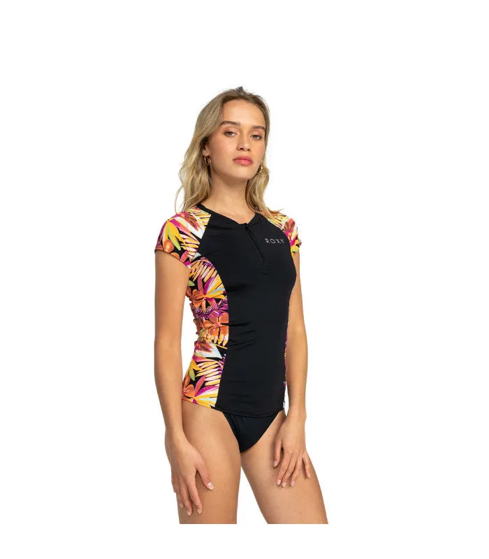 Caps Sleeves Lycra 1/2 Zip Rashguard