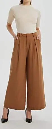 Casual wide-leg pants-D121 | Inspanda