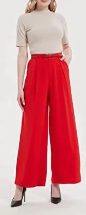 Casual wide-leg pants-D121 | Inspanda