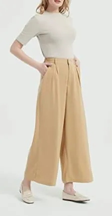 Casual wide-leg pants-D121 | Inspanda