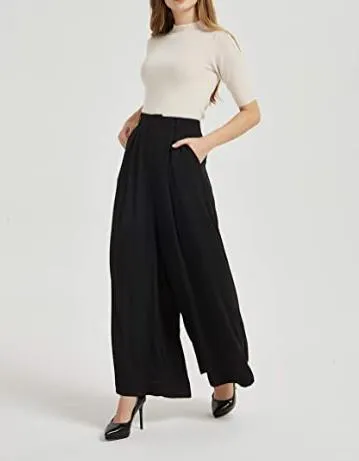 Casual wide-leg pants-D121 | Inspanda