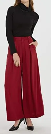 Casual wide-leg pants-D121 | Inspanda