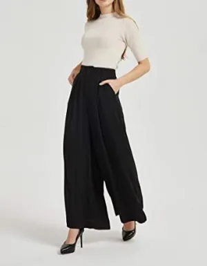 Casual wide-leg pants-D121 | Inspanda