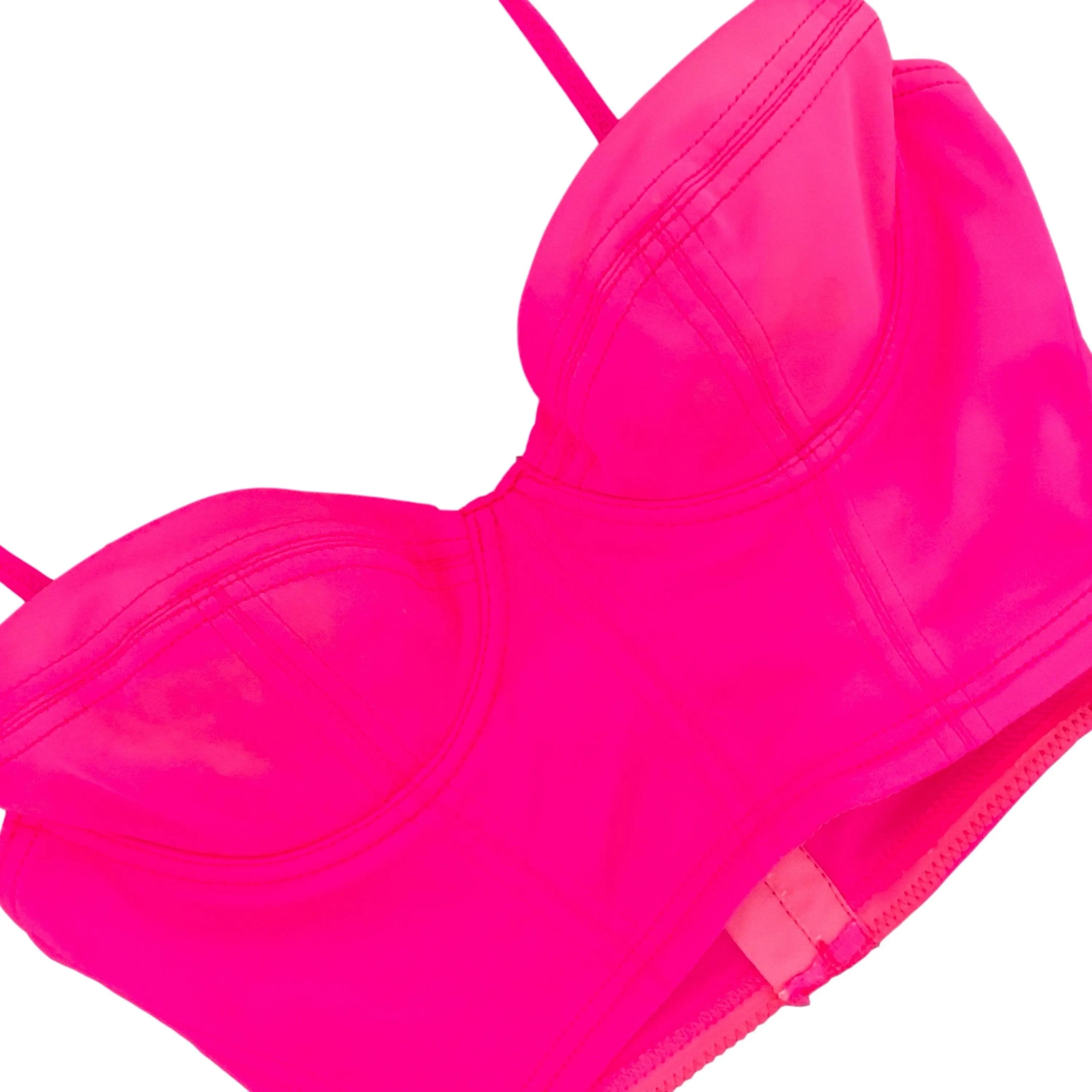 Chanel Pink High Waisted Bikini