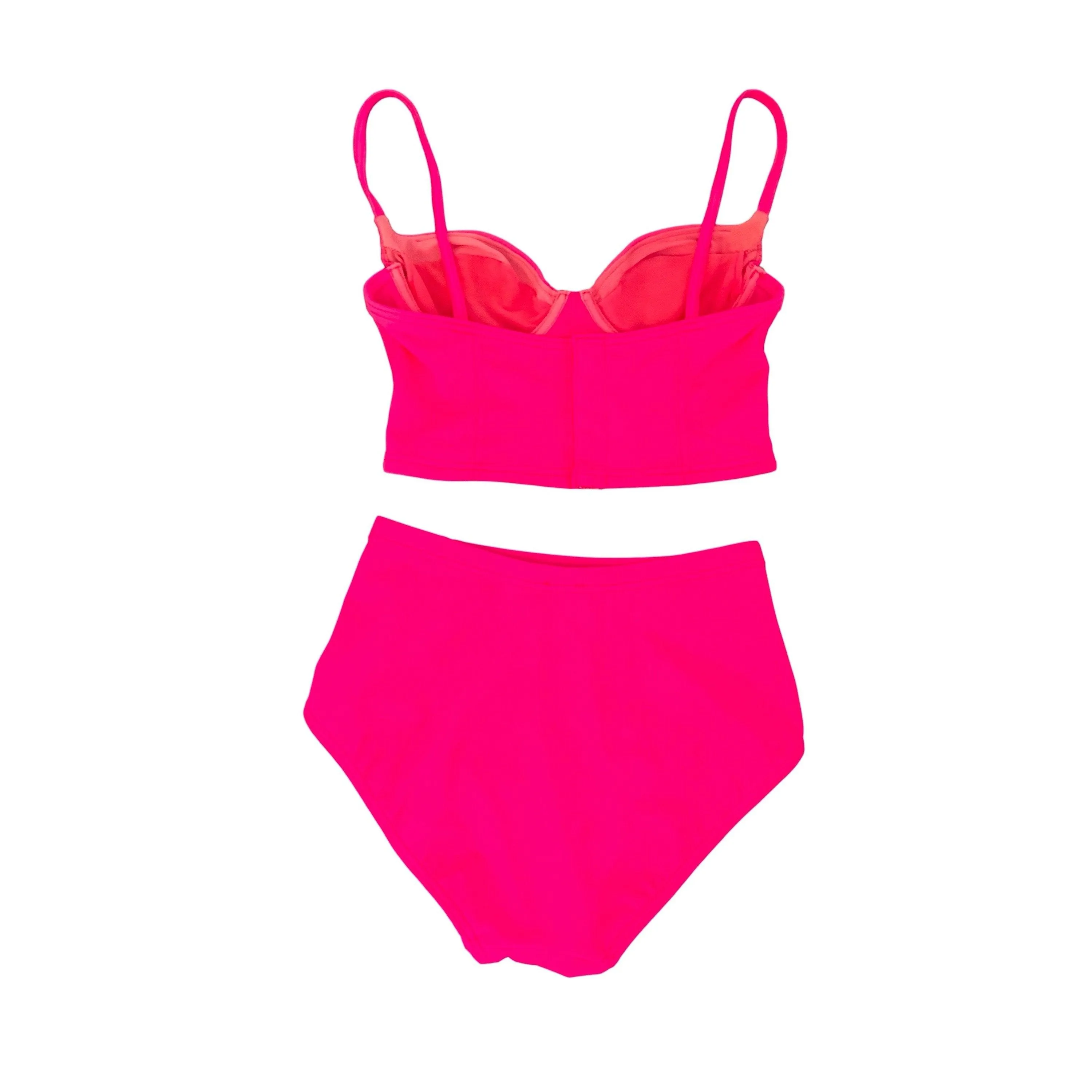 Chanel Pink High Waisted Bikini