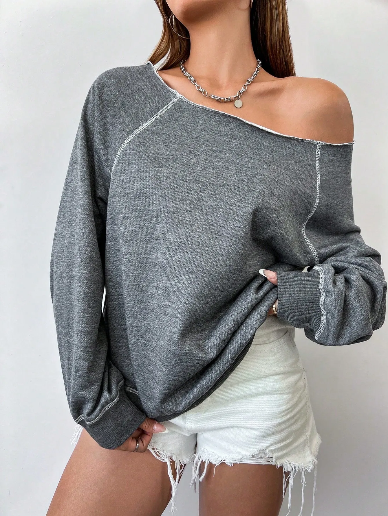 Cherry Vibes: Sudadera de mujer con patchwork en