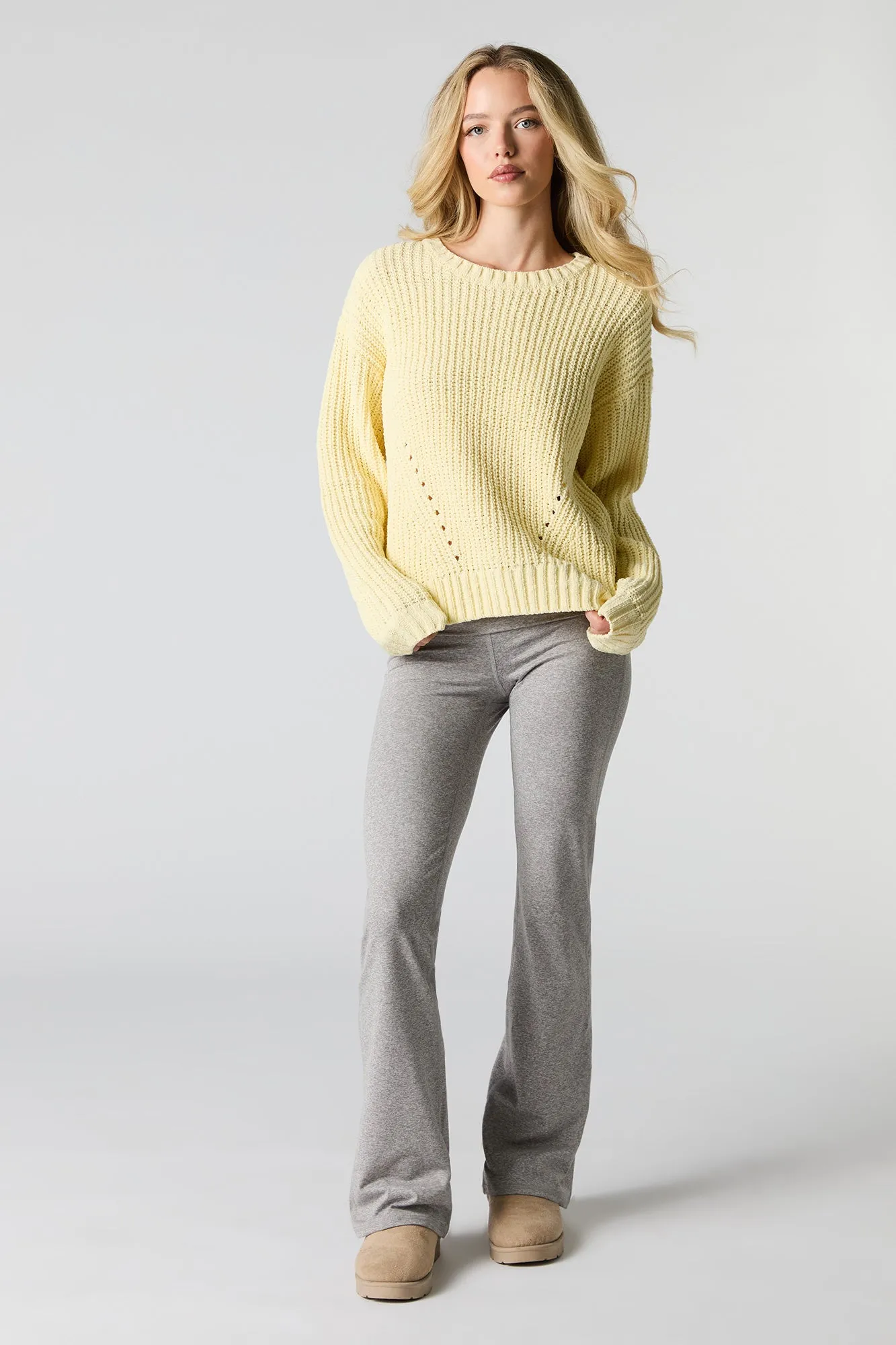 Chunky Knit Crewneck Sweater