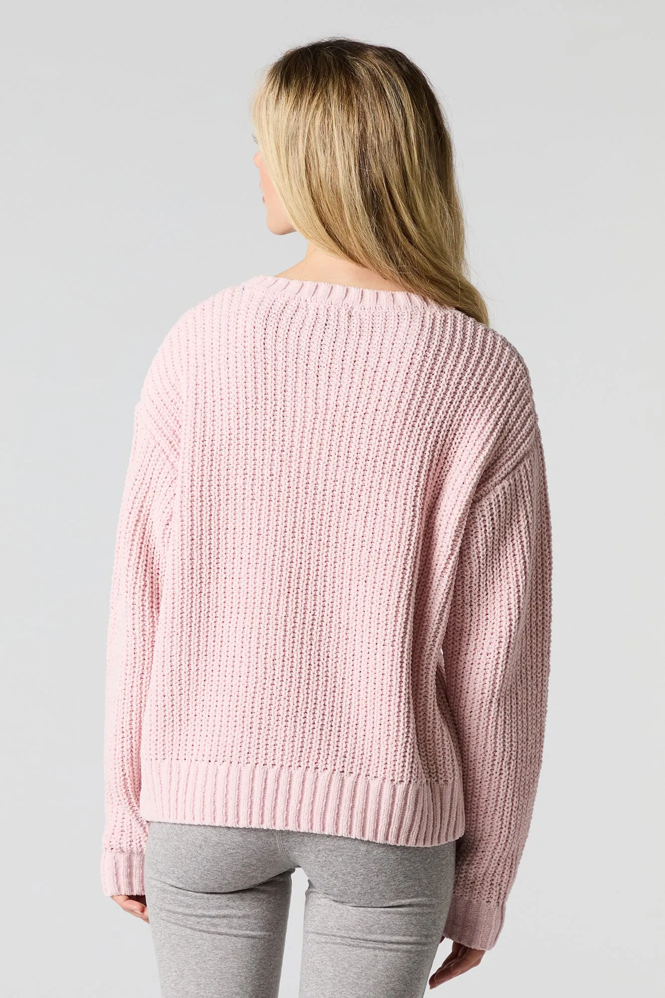 Chunky Knit Crewneck Sweater