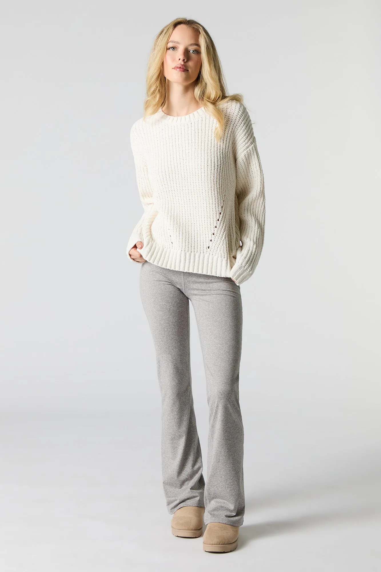 Chunky Knit Crewneck Sweater
