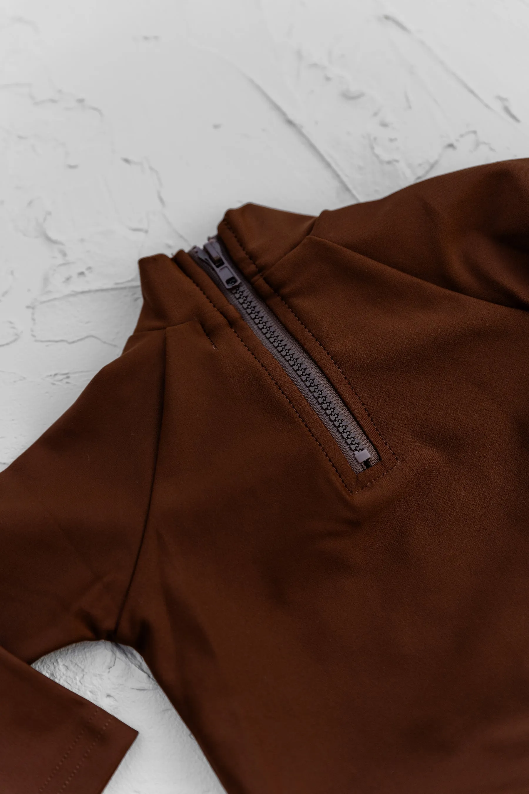 Cinnamon Rash Shirt - Chocolate