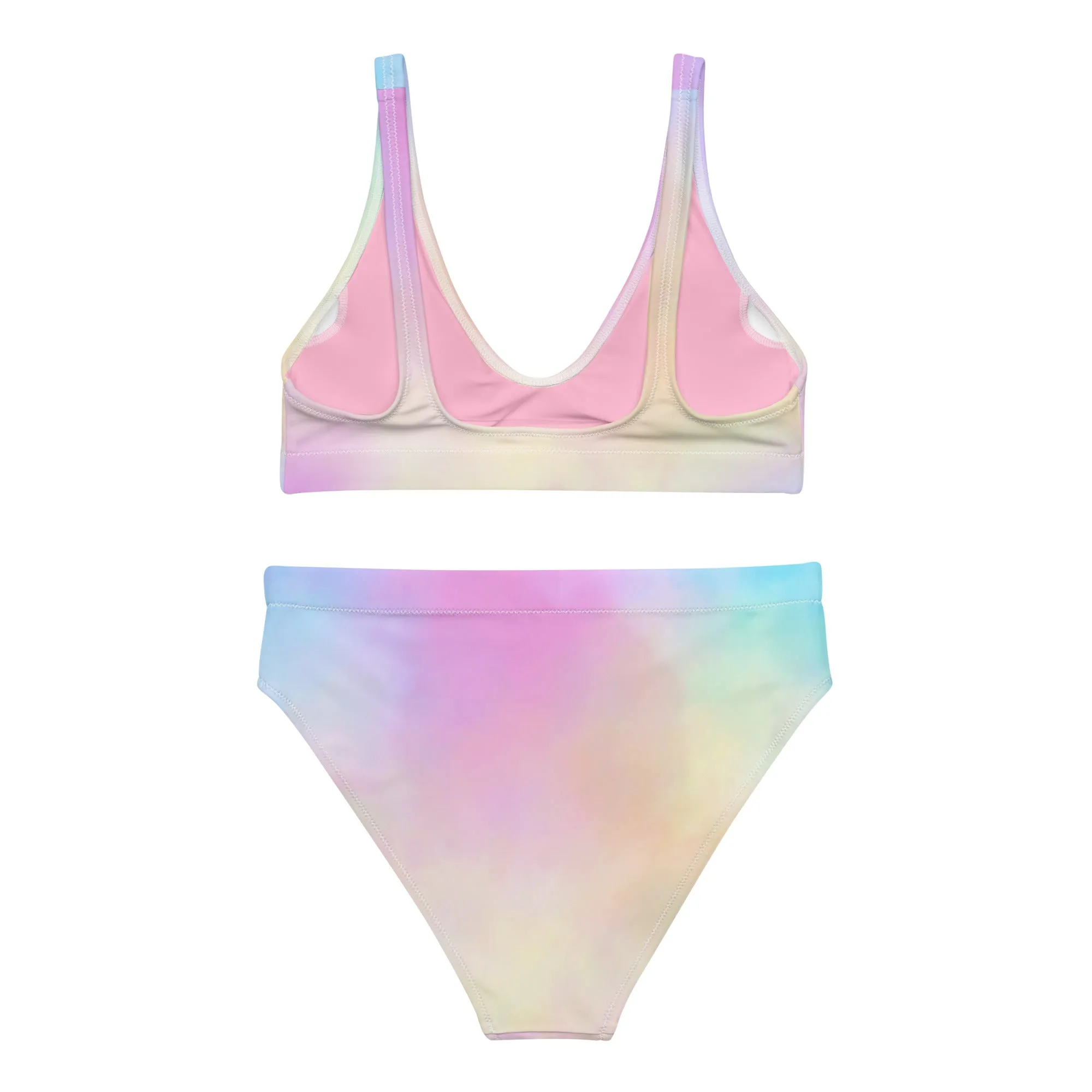 Cotton Candy Recycled High-Waisted Bikini