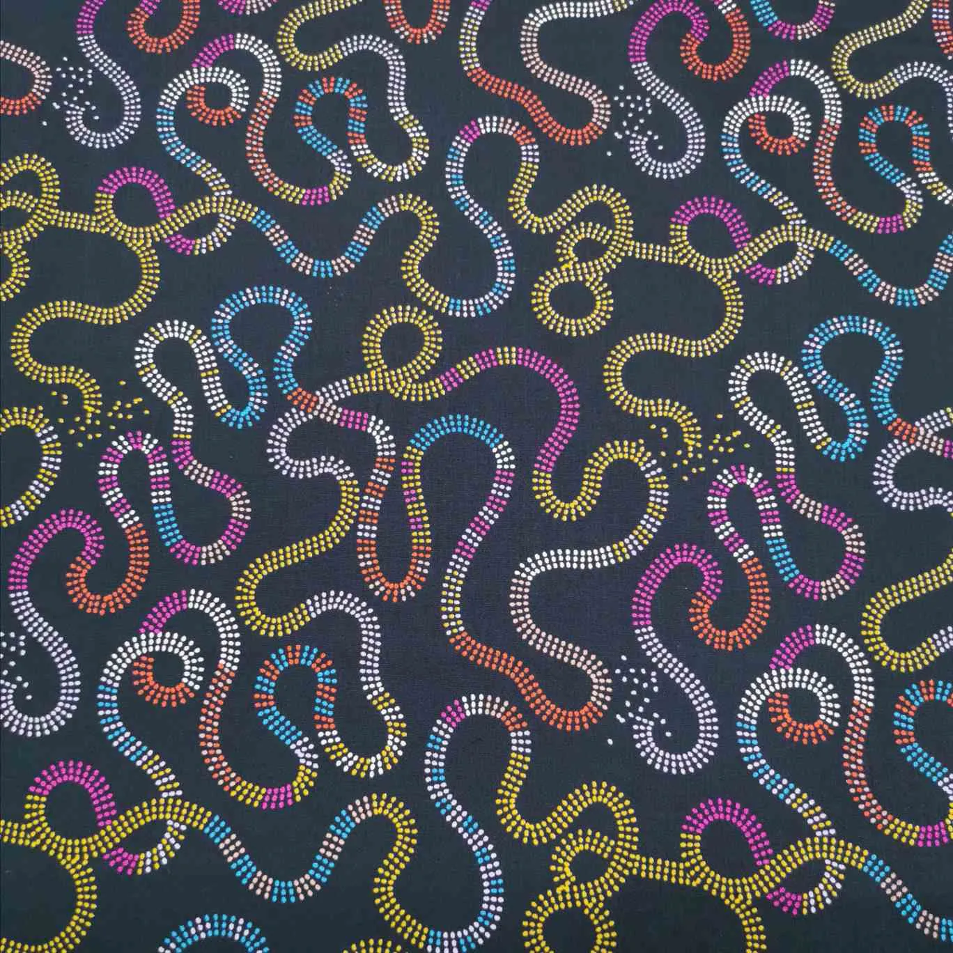 Cotton, Pivot on Black by Ruby Star Society